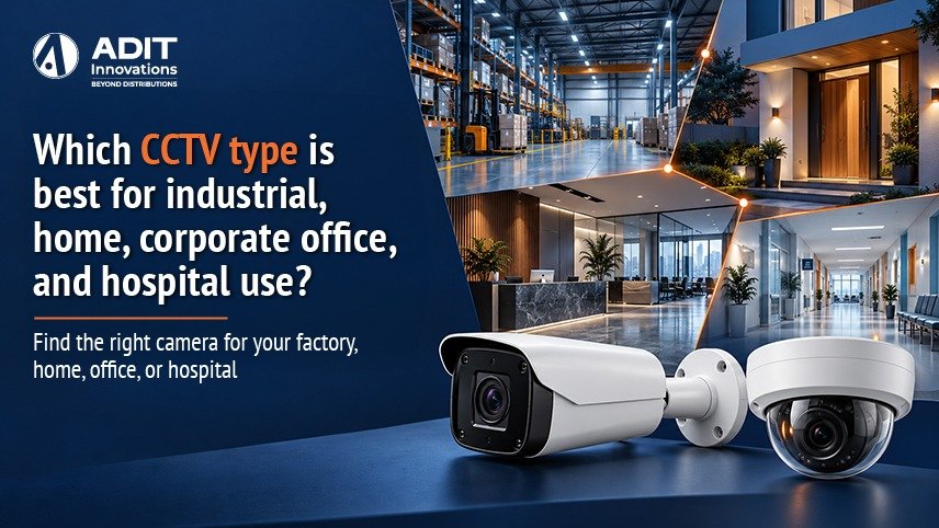 Best CCTV Type for Industrial, Home, Office and Hospital Use